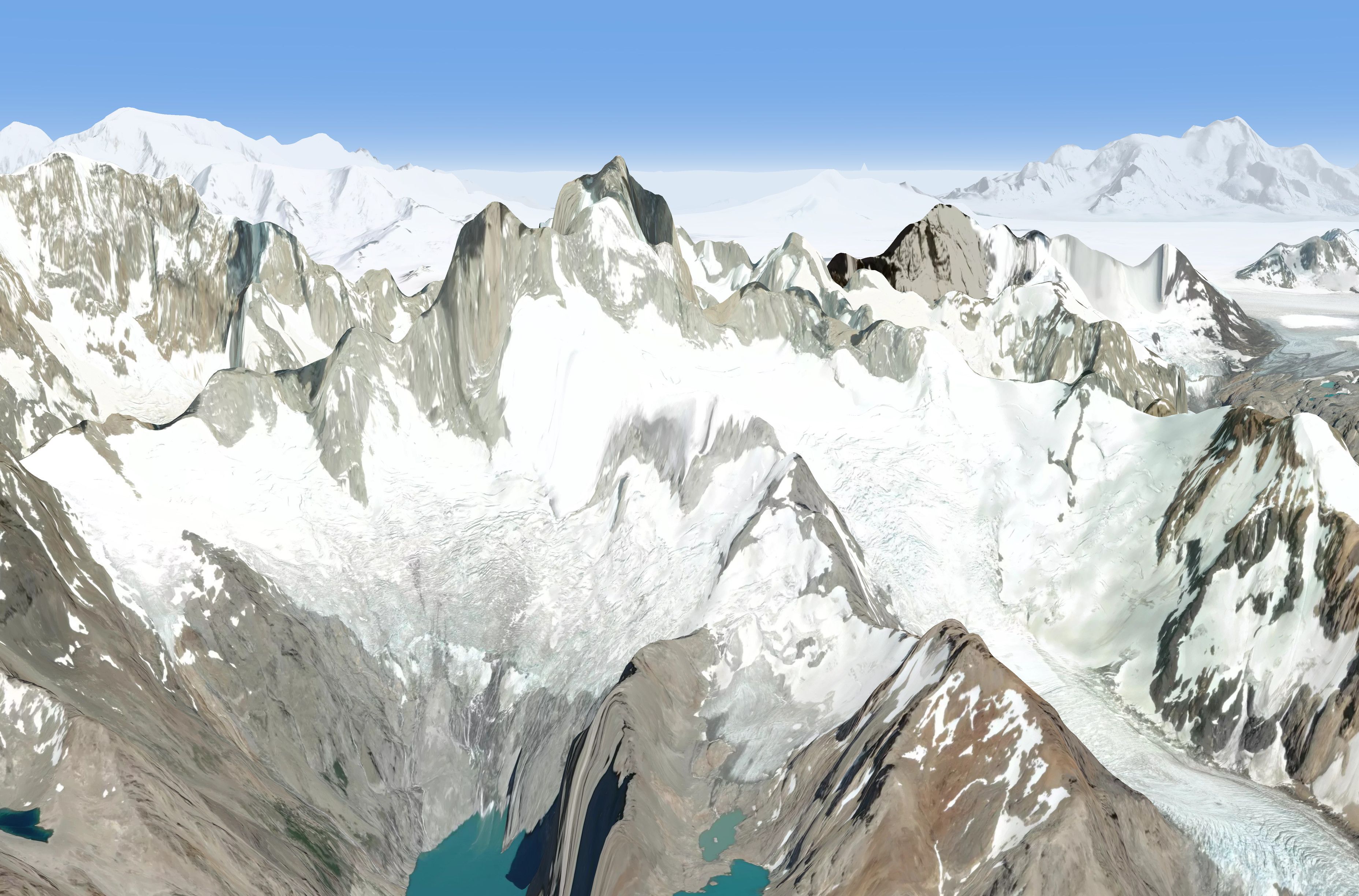 Le même secteur en fond 3D Standard